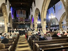 The Northampton Male Voice Choir enthrals guests 
